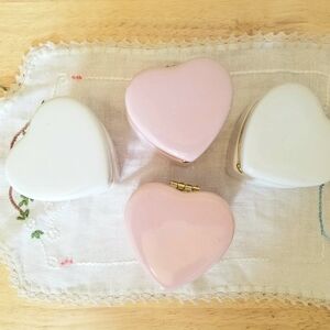 Heart-Shaped Trinket Box with Rose Quartz Heart, Necklace & More